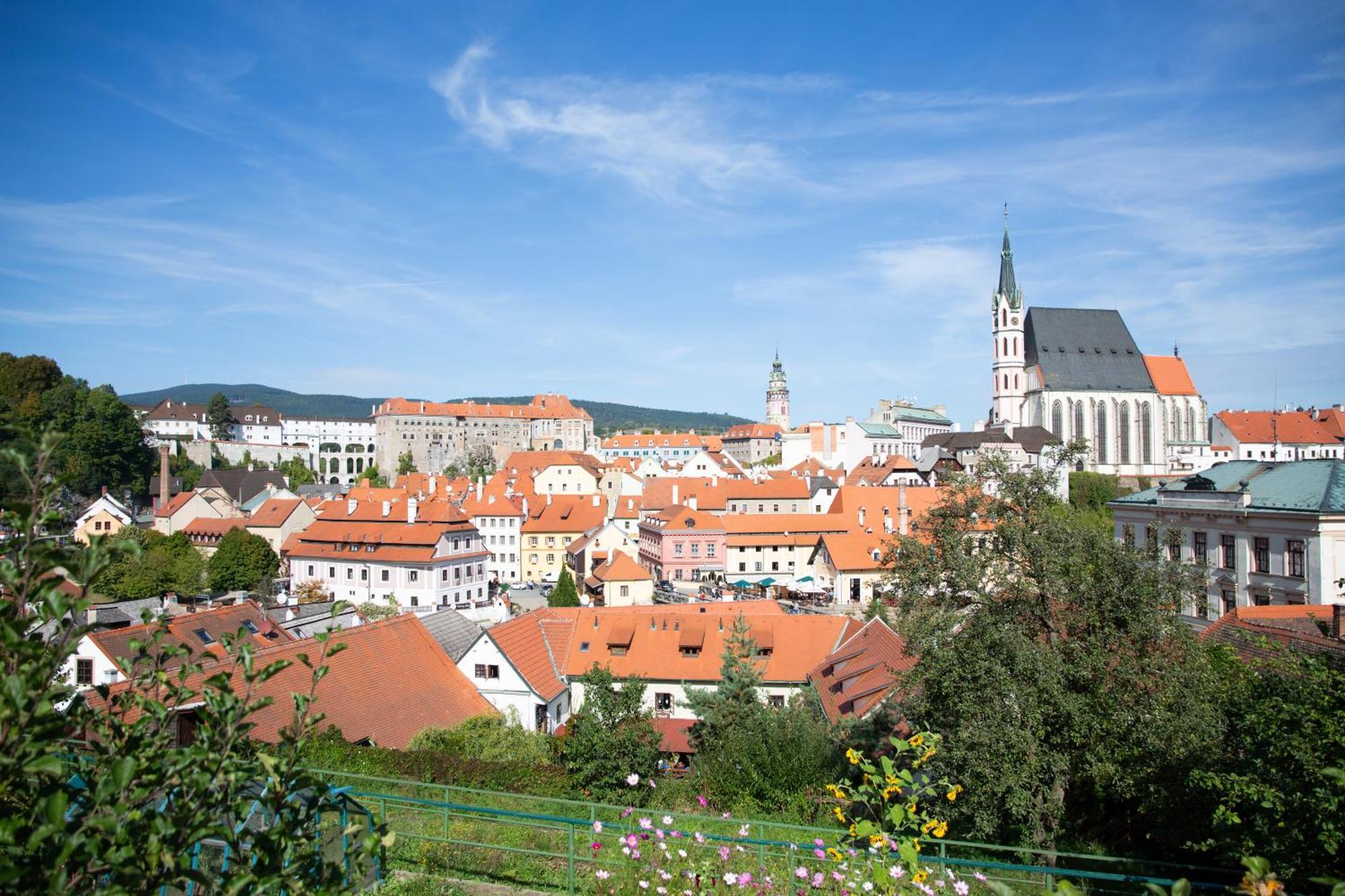 Rezidence Plesivec - Rodinny Apartman S 3 Loznicemi Český Krumlov المظهر الخارجي الصورة